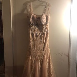 Mermaid style prom dress